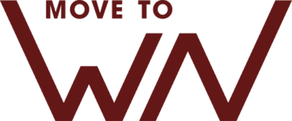 Logo von WIN Brackets mit stilisiertem Zahnspangenmotiv und Schriftzug „MOVE TO“.